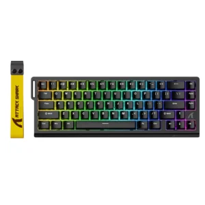 ATTACK SHARK X68 HE Rapid Trigger Keyboard Magnetic Switch كيبورد جيمنج مغناطيسي
