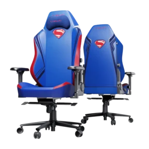 CYBEART | Superman Classic - Chaise de gaming/bureau série APEX | Lombaire 4D, accoudoir 4D, similicuir Endura, oreiller AeroMag, inclinable et inclinable