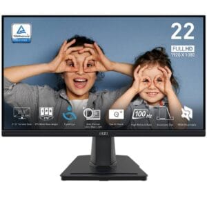 MSI Monitor – 21.5″ FHD – 100Hz – VA – HDMI and VGA ports – PRO MP225V
