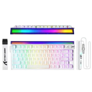 ATTACK SHARK R85 HE Rapid Trigger Keyboard with C01ULTRA LED Cable كيبورد جيمنج