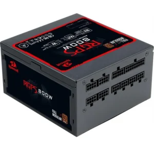 مزود طاقة Redragon RGPS GC-PS011 بقدرة 800 واط، حاصل على شهادة 80 Plus Bronze لأجهزة الكمبيوتر المخصصة للألعاب
