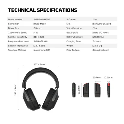 FANTECH WHG05 STELLAR Multiplatform Wireless Gaming Headset - Image 8