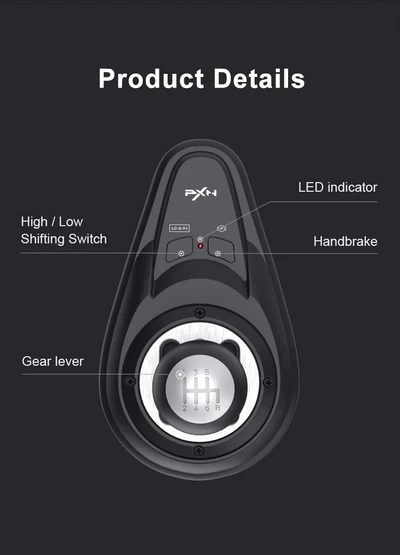PXN A7 Racing wheel Gear Shifter - Image 7