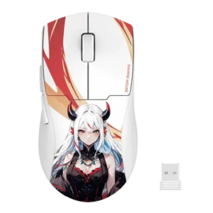 Redragon M918AK 3-Mode Wireless Gaming Mouse, 55G Lightweight 26K DPI Mouse w/Ergonomic Natural Grip Build, Full Programmable Buttons, Software Supports DIY Keybinds & DPI