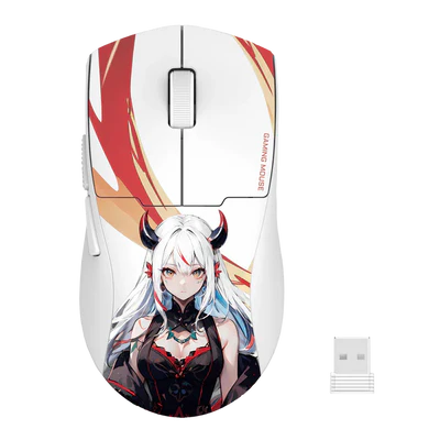 Redragon M918AK 3-Mode Wireless Gaming Mouse, 55G Lightweight 26K DPI Mouse w/Ergonomic Natural Grip Build, Full Programmable Buttons, Software Supports DIY Keybinds & DPI