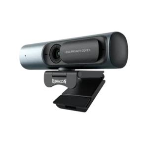Redragon GW911 4K Webcam for PC, Ultra HD with Dual Noise-Cancelling Mic, PDAF Auto Focus, Auto Light Correction, Plug & Play, Privacy Cover – Works w/Zoom/Teams/Skype/Google Meet