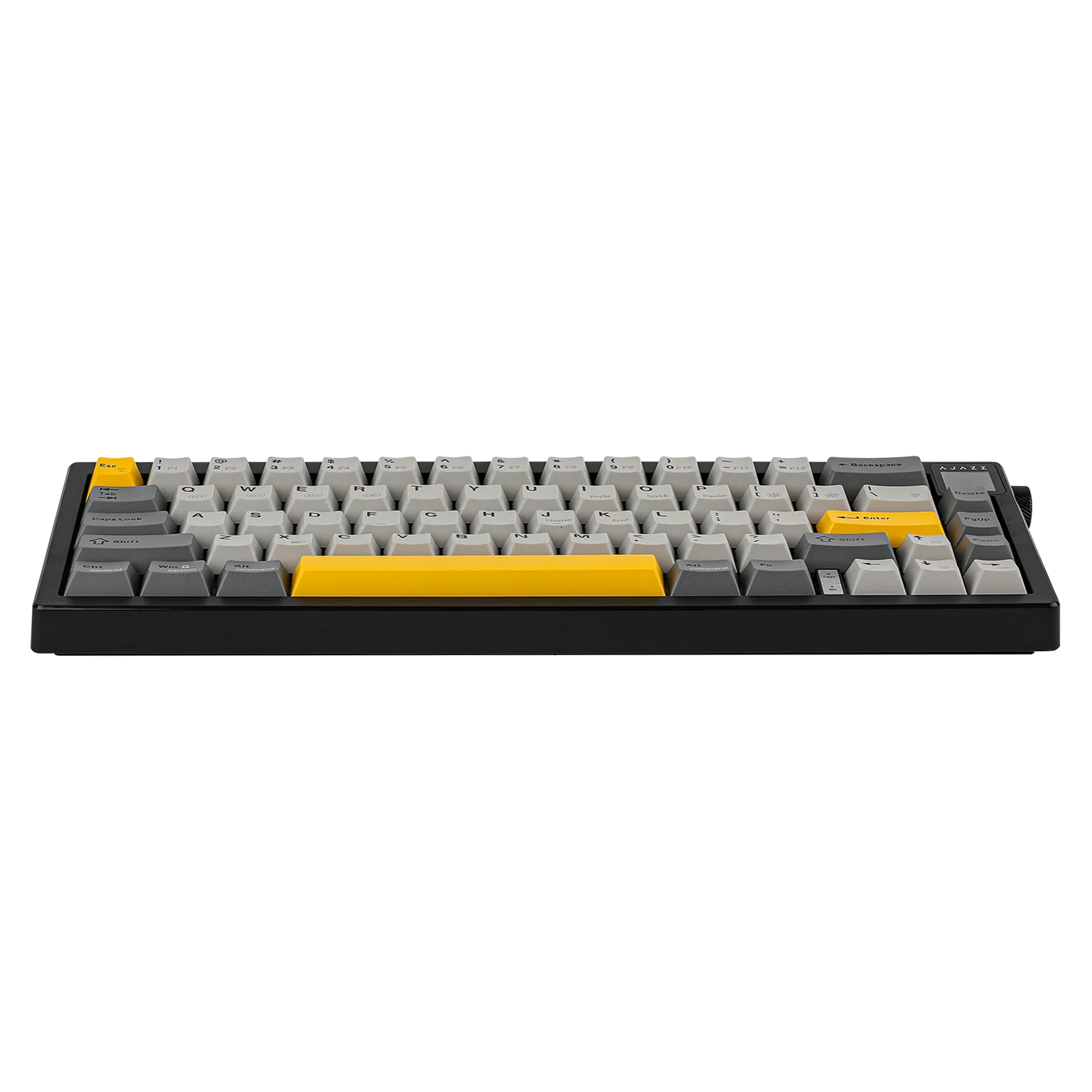 AJAZZ-AK650-RGB-DIY-MOON-YELLOW-SWITCH-GREY-WHITE-YELLOW كيبورد اجاز - Image 3