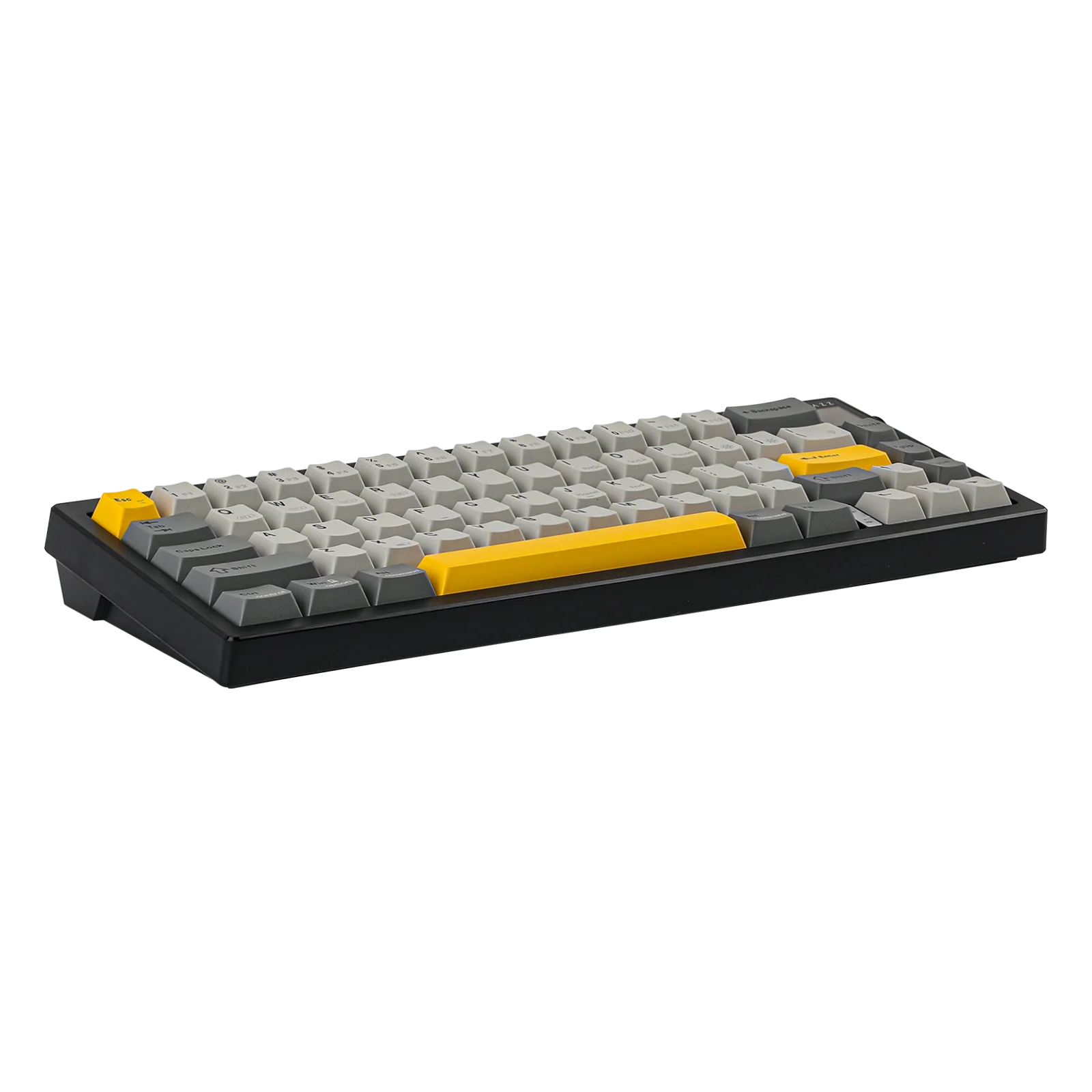 AJAZZ-AK650-RGB-DIY-MOON-YELLOW-SWITCH-GREY-WHITE-YELLOW كيبورد اجاز - Image 4