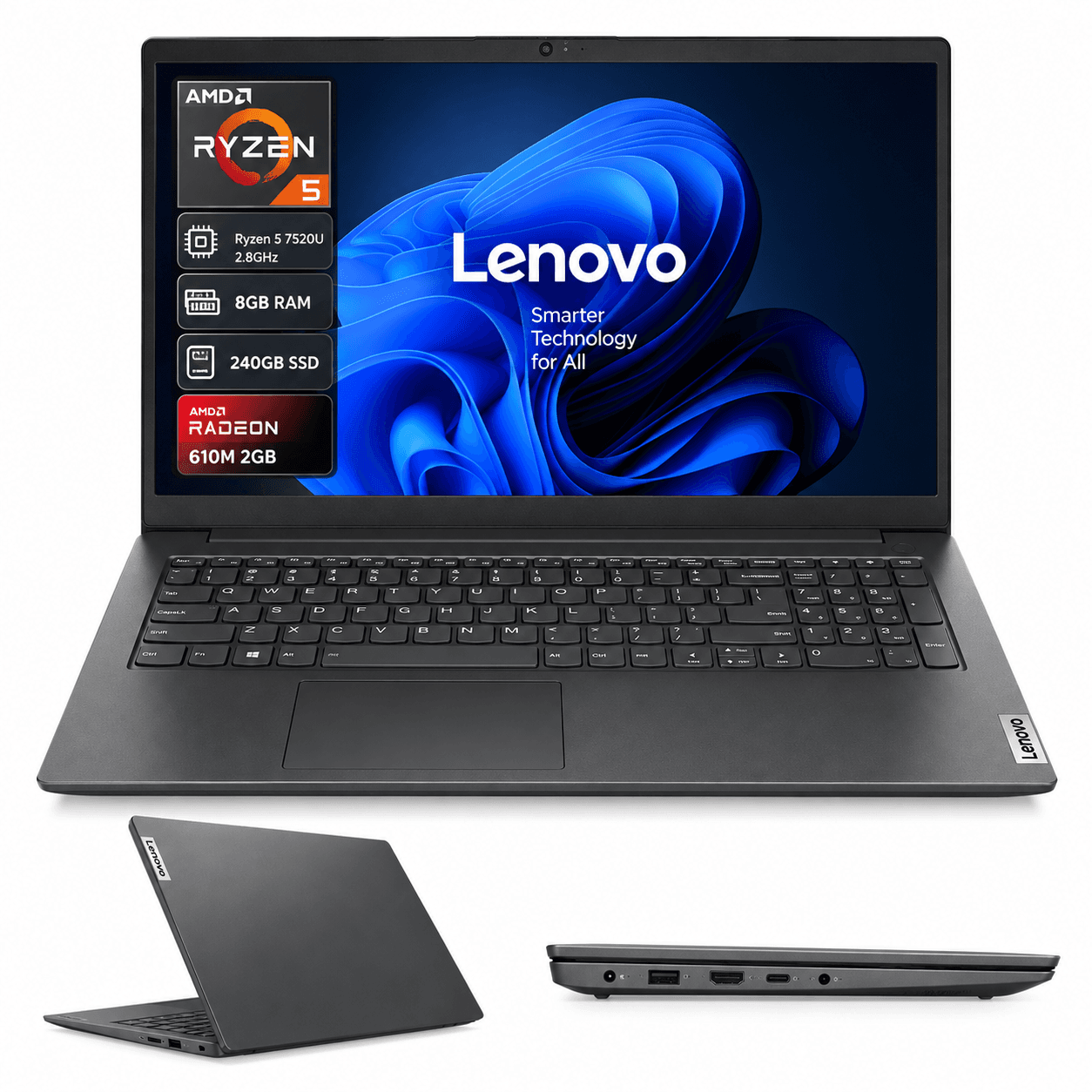 لابتوب Lenovo Ryzen 5 7520U مستعمل