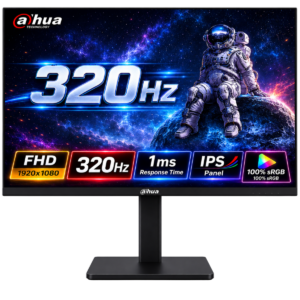 DAHUA LM25-E241A 25" IPS Full HD up to 320Hz 1ms Ultra-Thin 95% DCI-P3 300nits Adaptive Sync Hight Adjustable Stand w/ 2x Display Port & 2x HDMI 2.1 Interface , Black