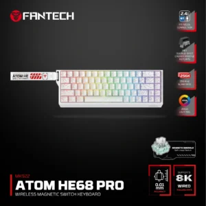 FANTECH MK922 ATOM HE68 PRO Wireless Magnetic Gaming Keyboard Topo Edition