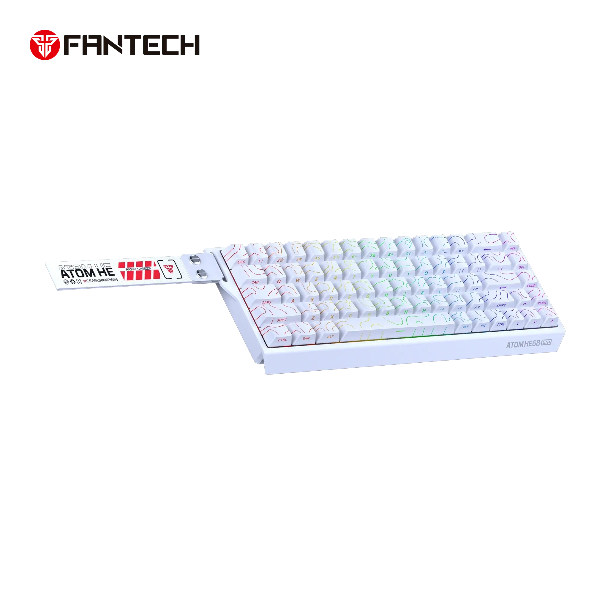 FANTECH MK922 ATOM HE68 PRO Wireless Magnetic Gaming Keyboard Topo Edition - Image 4