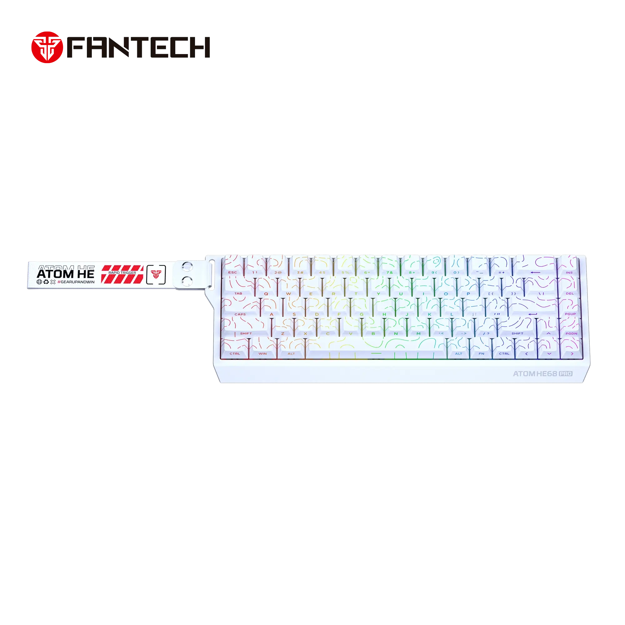 FANTECH MK922 ATOM HE68 PRO Wireless Magnetic Gaming Keyboard Topo Edition - Image 5