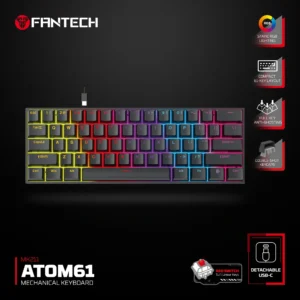 FANTECH MK211 ATOM61 Mechanical Gaming Keyboard كيبورد